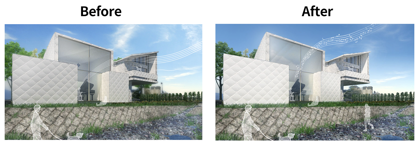 横田 芙実子さん作品「A FISH」ビフォー・アフター