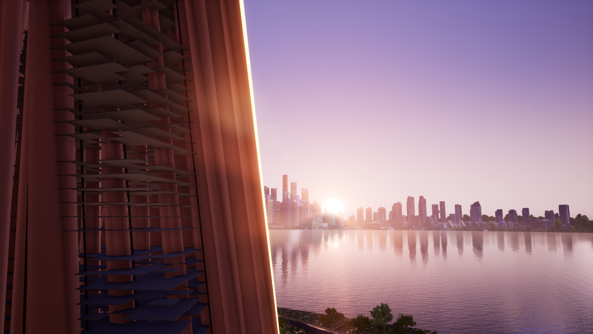 横田 芙実子さん作品「Tower - Sunset」