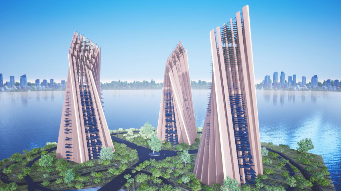 横田 芙実子さん作品「Tower」添削後の完成ビジュアル