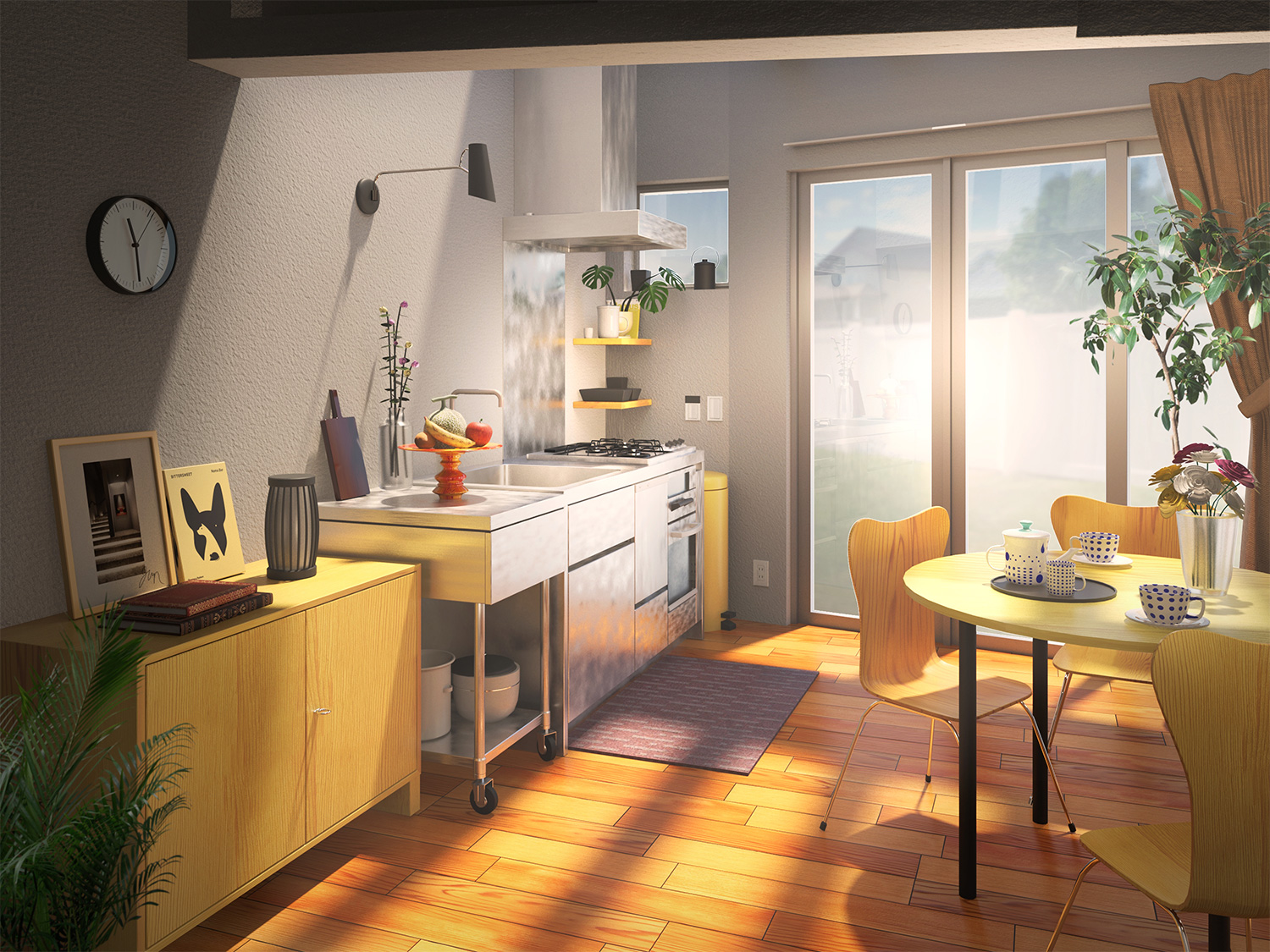 高橋 淳さん作品「Kitchen Room」完成画像