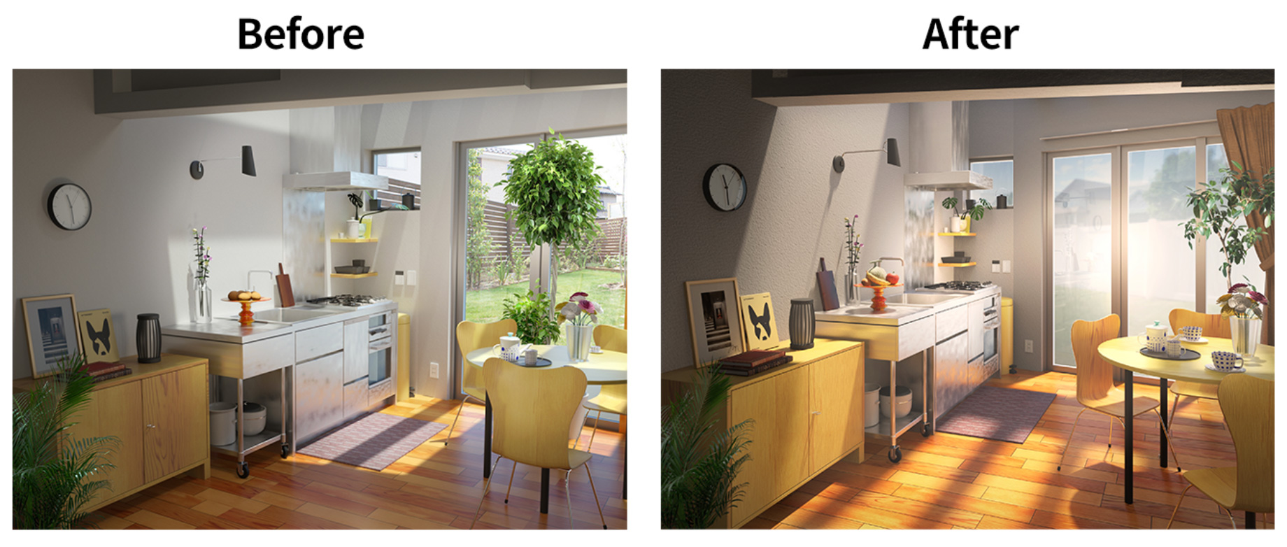 高橋 淳さん作品「Kitchen Room」ビフォー・アフター