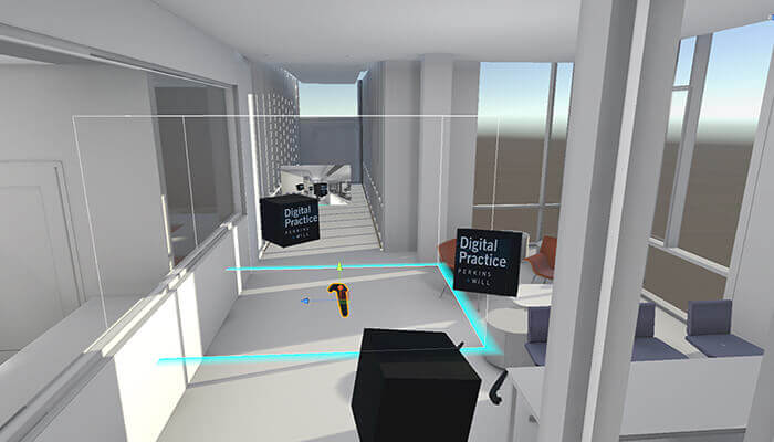 Perkins+Will はマルチプレイヤーのオンライン ゲームを基に「ソーシャル VR」プロジェクト モデルを開発 [提供: Perkins+Will]