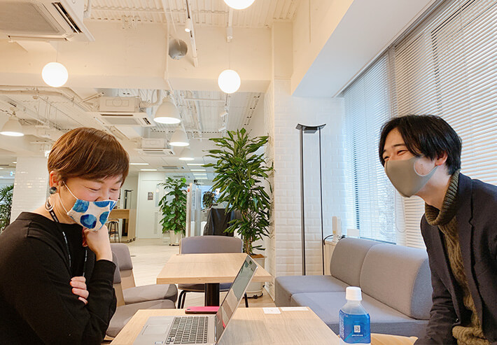 伊藤さんと槙田さんのかけあい