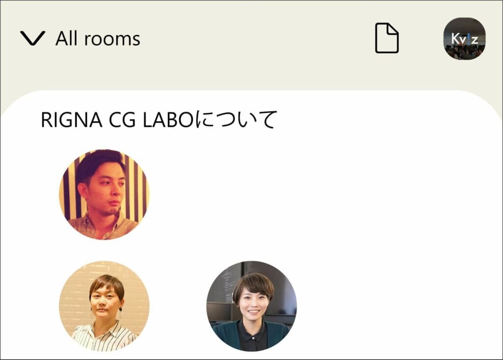 Clubhouse風のイメージ画像